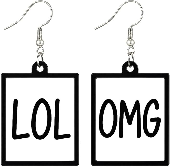 Writable Message Board Earrings for Women, Cute DIY Whiteboard Drop with Marker, Custom Funny Note Jewelry for Daily Inspiration and Gifts