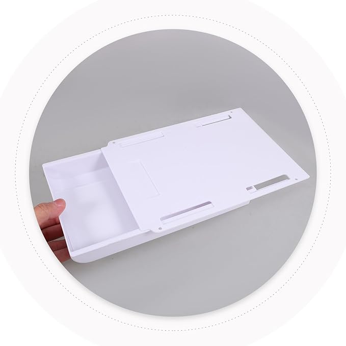STOBOK Desk Storage Drawer Capacity Hidden Organizer Adhesive Installation for Office and Home for Stationery Tools and Sundries