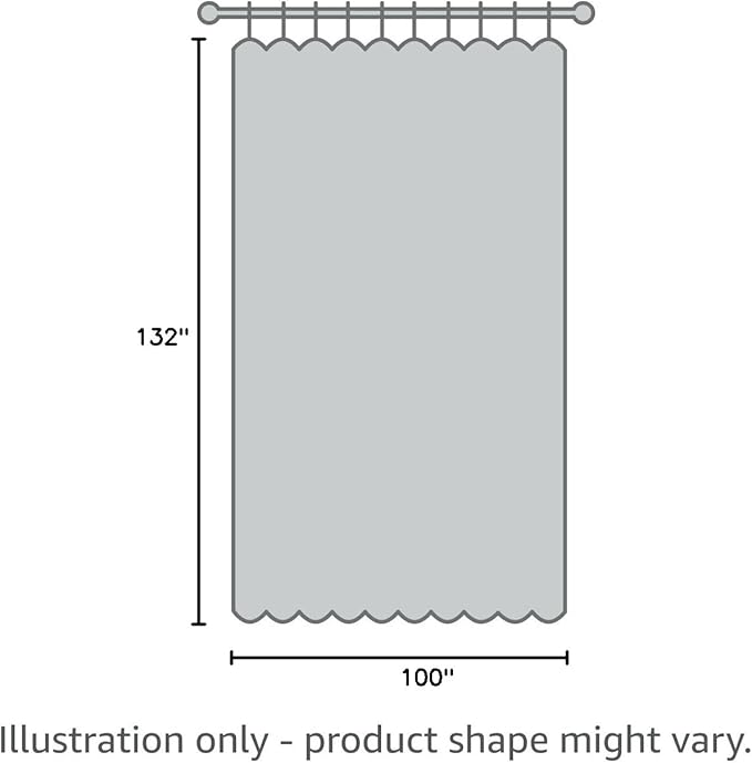 RYB HOME Extra Long Curtains Light Block Soundproof Privacy Blinds for Home Theater Office Backdrop Dining Living Room Patio Door Large Window Ceiling to Floor Drapes, W 8.3 x T 11 ft, Pure White
