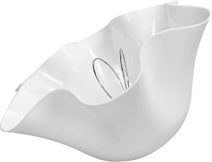 Kiven Clip On Shade for Ceiling Light Bulb, Ceiling Light Cover, Acrylic Ceiling Clip-on Lamp Shade for Exposed Light Bulbs Ceiling Light Table Lamp, White, 1 Pack