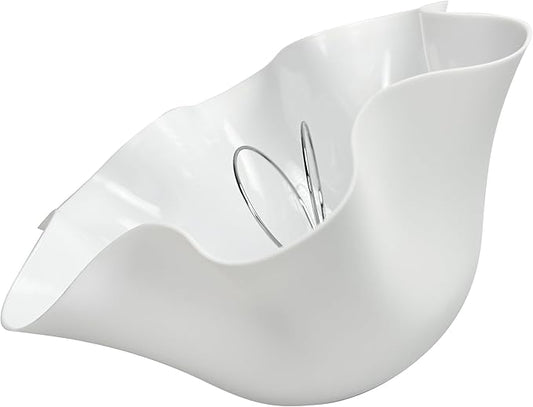 Kiven Clip On Shade for Ceiling Light Bulb, Ceiling Light Cover, Acrylic Ceiling Clip-on Lamp Shade for Exposed Light Bulbs Ceiling Light Table Lamp, White, 1 Pack