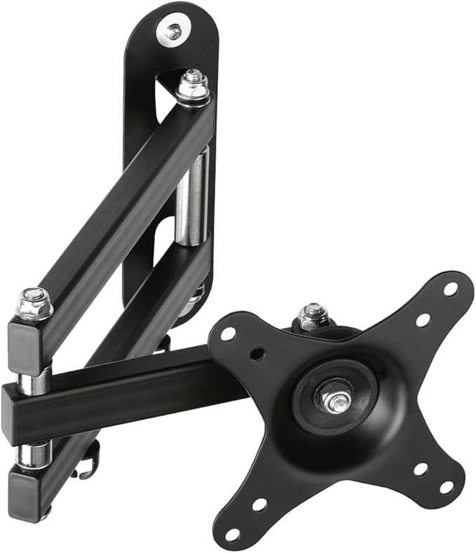 Suptek TV Wall Mount Swivel Tilt Rotation Full Motion Adjustable Articulating for Most 15-32 inch LED, LCD Monitor Wall Mount VESA 75,100 (MA2720)