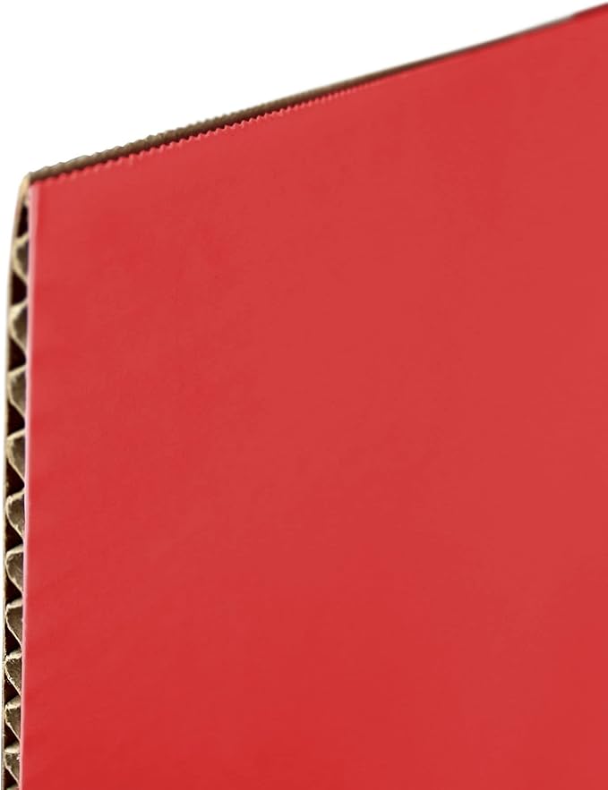 Flipside Products 12”x 48” Assorted Color Study Carrel, Red, Green, Blue, Yellow Privacy Boards, Student Privacy and Focus Booth for The Classroom, Desk Divider Cubby for Tests, Made in USA - 24 Pack