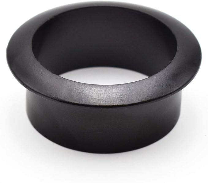1-3/8 Inch(35mm) Zinc Alloy Desk Hole Cover Grommets Black Wire Cord Cable Organizer for Computer Desk Cabinet