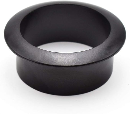 1-3/8 Inch(35mm) Zinc Alloy Desk Hole Cover Grommets Black Wire Cord Cable Organizer for Computer Desk Cabinet