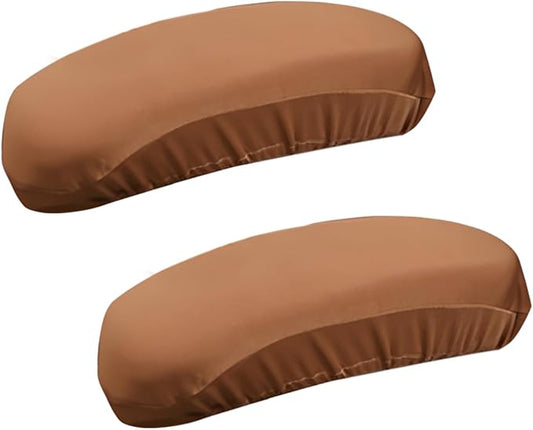 Kakalote Office Chair Armrest Covers, 1pair Stretchable Stretch Computer Chair Slipcover Desk Chairs Arm Cover for Office, Desk, Gaming Chairs (Coffee)