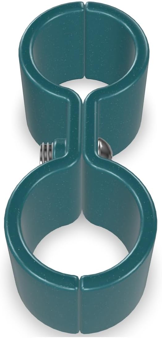 14 Pack! Green Post Clamp – Durable, Secure Connection for Wire Shelving Units, Easy to Install, Space-Saving Solution, Heavy-Duty Support Pack