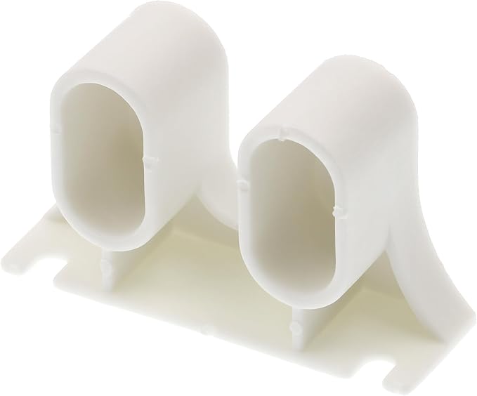 Prime-Line K 5167 36 In. L Steel Reinforced White Vinyl Push Bar for Hinged Swinging Screen Doors (Single Pack)