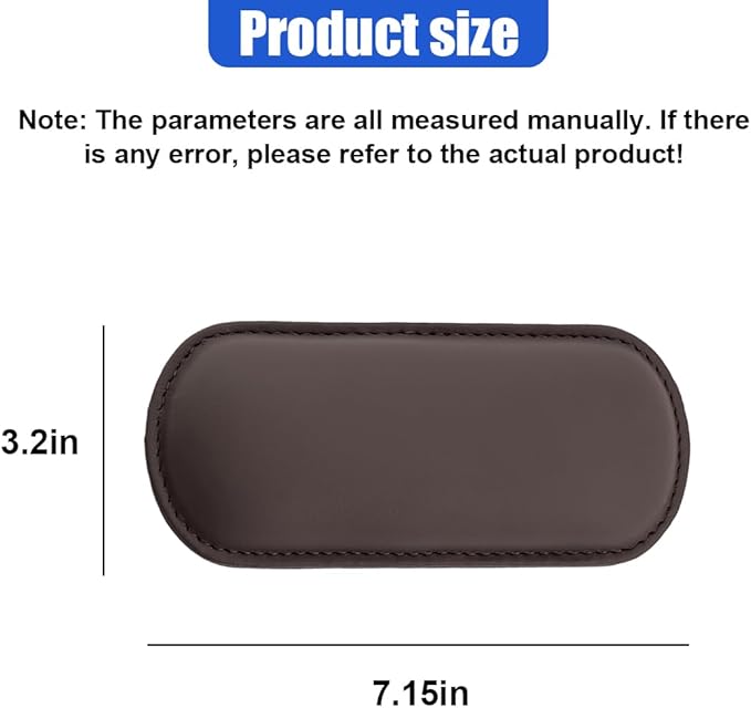 2PCS Car Door Armrest Pads, Soft Leather Memory Foam Car Arm Rest Cushion Pad for Elbow Leg and Knee Support, Universal Comfortable Auto Center Console Pillow for Most Vehicles (Brown)