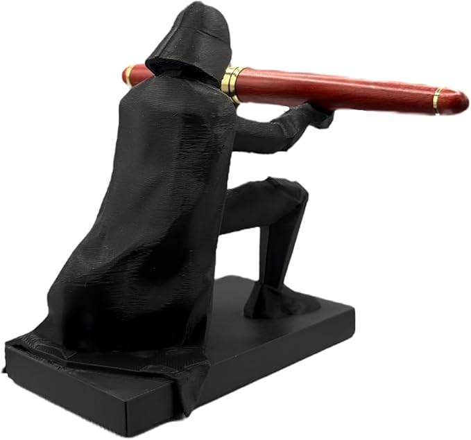 Darth Vadar Pen Holder Desk Office Decor Cool Nerdy Fun Accessories Funny Gadget Great Gift Idea for Father's Day Christmas Stocking Stuffer Birthday or Teacher Appreciation
