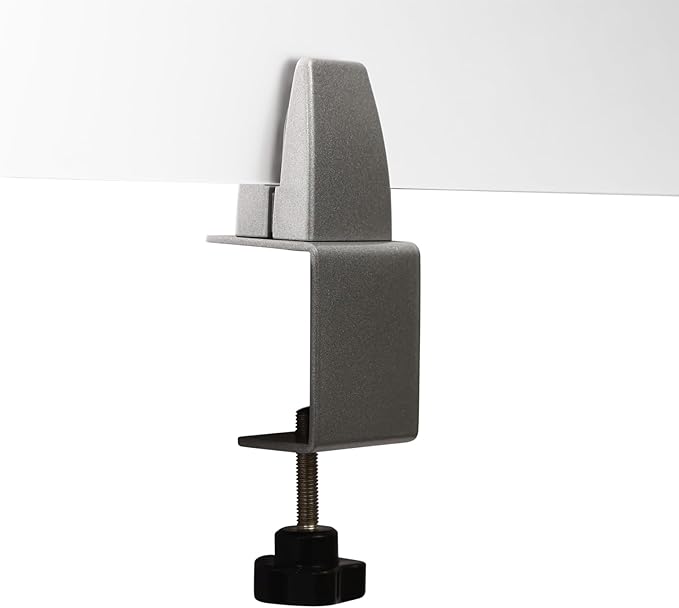 Desk Privacy Panel, Desk Divider, Desks Partition, Frosted Acrylic Desktop Privacy Panel with Stable C-Clamp for Home Office School Retail Clinic (1Pcs, 60 * 22 * 2in)