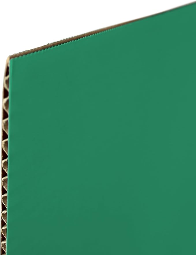Flipside Products 24 Pack Green Study Carrel, 12”x48” Privacy Boards, Student Privacy and Focus Booth for The Classroom, Desk Divider Cubby for Tests, Made in USA