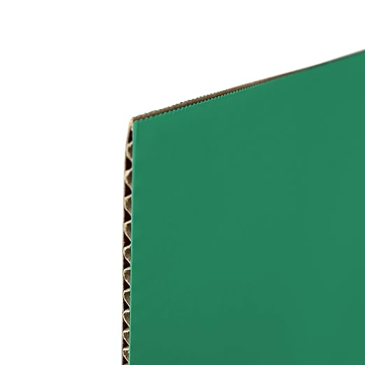 Flipside Products 18”x 48” Green Study Carrel, Privacy Boards, Student Privacy and Focus Booth for The Classroom, Desk Divider Cubby for Tests, Made in USA - 24 Pack