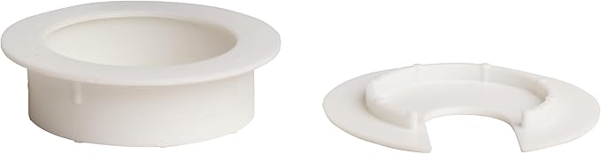 25 Pack Rok Hardware 2" (51mm) White Round Computer Desk Table Port Wire Cable Cord Organizer Hole Cover Grommet, ROKRG2WHT