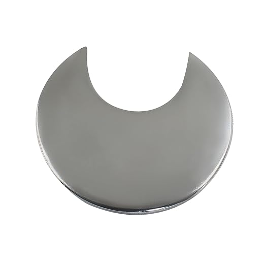 Bonsicoky 2"(50mm) Metal Desk Grommet, Zinc Alloy Desk Cord Hole Cover for Wires Cable Office Desk, Chrome