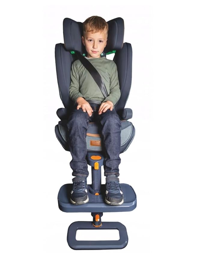 Kneeguard Kids Car Foot Rest for Children and Babies. Footrest is Compatible with Toddler Booster Seats for Easy, Safe Great Travel Accessory (Latest Version)