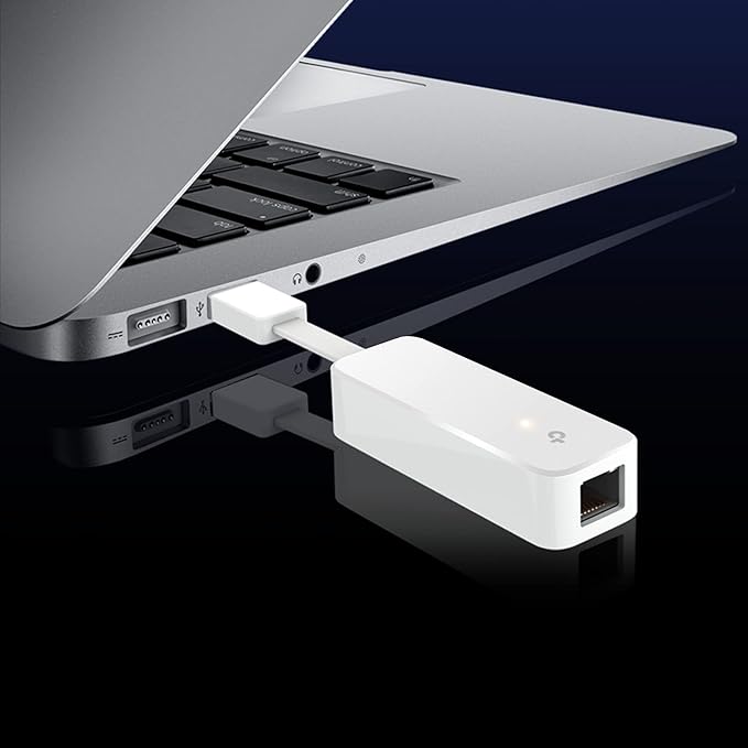 TP-Link USB to Ethernet Adapter, Foldable USB 3.0 to 10/100/1000 Gigabit Ethernet LAN Network Adapter, Support Windows 11/10/8.1/8/7/Vista/XP for Desktop Laptop Apple MacBook Linux (UE300)