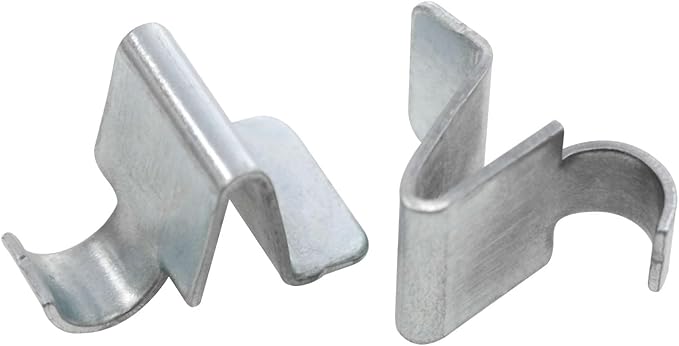 Metal cabinet shelf clamp cabinet shelf clamps pilaster bracket clamp heavy-duty shelf bracket clamps thickened S-buckle 12pcs (0.5 * 0.3inch)