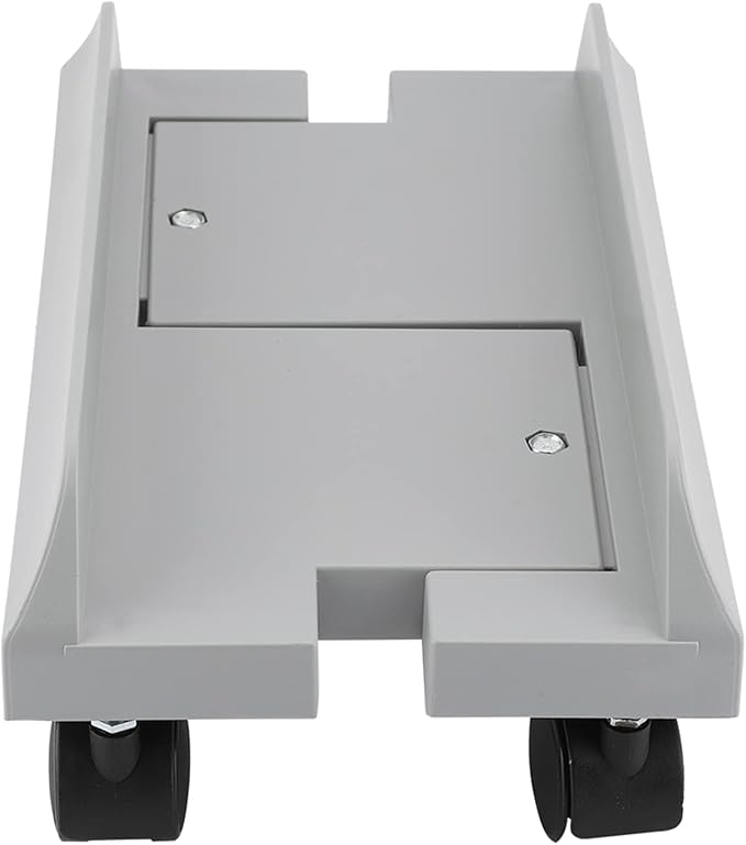Mobile CPU Stand, Computer Case Holder, Removable Computer Tower Stand Rack with 4 Caster Wheels, for Home, Office Use(White)