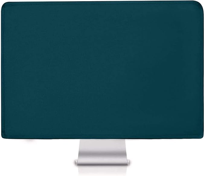 MOSISO Monitor Dust Cover 22, 23, 24, 25 inch Anti-Static Dustproof LCD/LED/HD Panel Case Computer Screen Protective Sleeve Compatible with iMac 24 inch, 22-25 inch PC, Desktop and TV, Teal Green