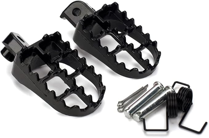 XINGWU Black Dirt Bike Footrest,Aluminium Footpegs Pedals,for XR50R PW50 CRF70 TW200 KLX110 CRF50 50cc 70cc 90cc 110cc 125cc TaoTao Motorcycle Part