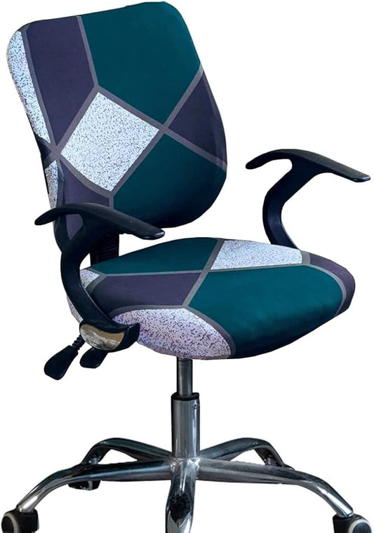 Melaluxe Computer Office Chair Cover - Protective & Stretchable Universal Chair Covers Stretch Rotating Chair Slipcover