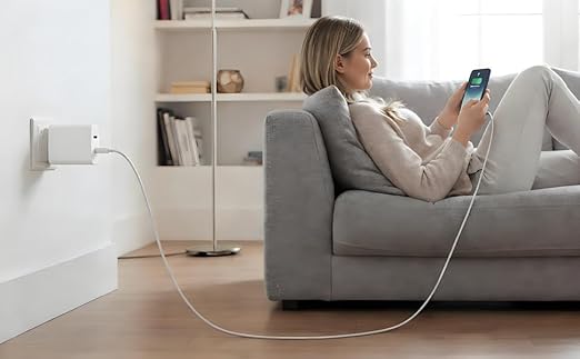 iPhone 17 16 15 Charger Fast Charging, 45W Dual USB C Phone Charger Block with 10FT Long Type C Cable Cord for Apple iPhone 17/Pro/Pro Max/17 Air/16 Pro/16 Pro Max/15 Plus/15 Pro/iPad/S26 Ultra/S25
