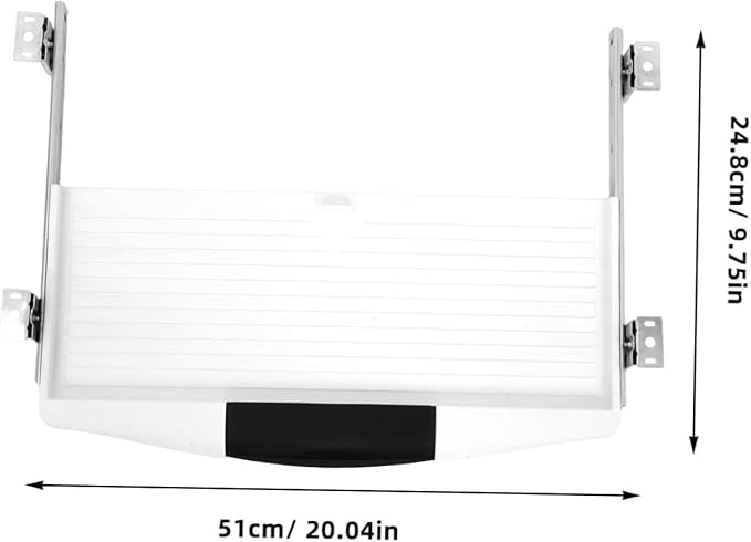 Homoyoyo Slide Out Platform with Pen Holder for Efficient Workspace Organization Material for Home and Office Use
