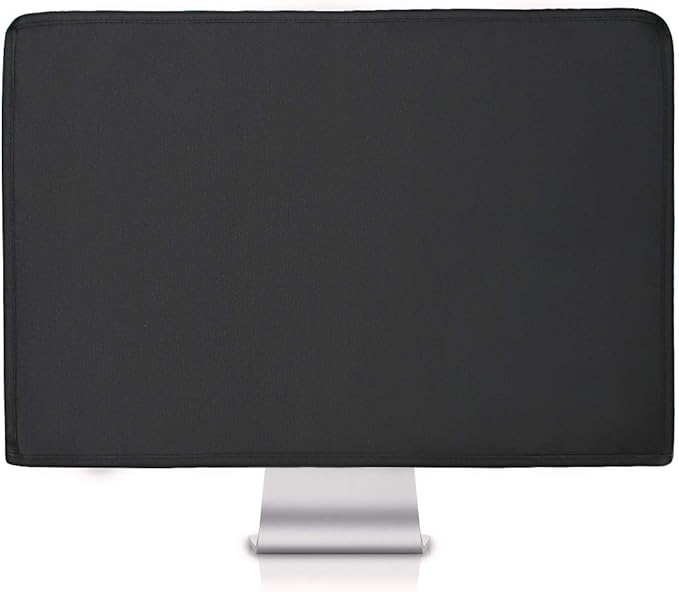 MOSISO Monitor Dust Cover 22, 23, 24, 25 inch Anti-Static Dustproof LCD/LED/HD Panel Case Computer Screen Protective Sleeve Compatible with iMac 24 inch, 22-25 inch PC, Desktop and TV, Black