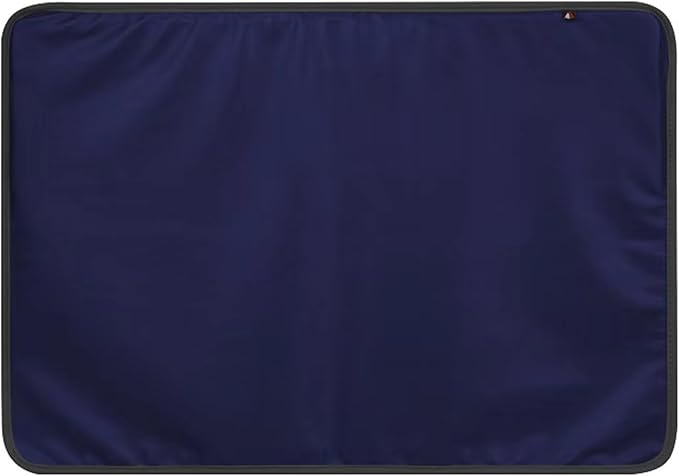 Monitor Dust Cover for iMac 24 inch PU Leather Anti-Static Dustproof Protective Case for LCD/LED/HD Panel Case Computer Sleeve Monitor Dust Cover with Rear Pocket (Blue, 24inch)