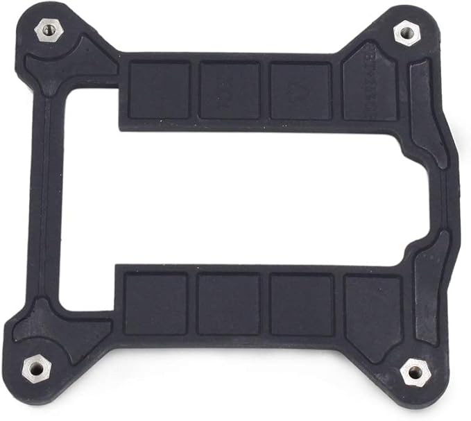 Plastic CPU Backplate, Heatsink Holder Radiator Base Insulation Bracket for Intel LGA 1150 1151 1155 1156