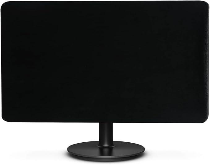 computer monitor cover for All in One 32-34 inch Anti-Static Dustproof Protective Cover for LCD/LED/HD PC, TV, screen Panel , Desktop Computer monitor , Black