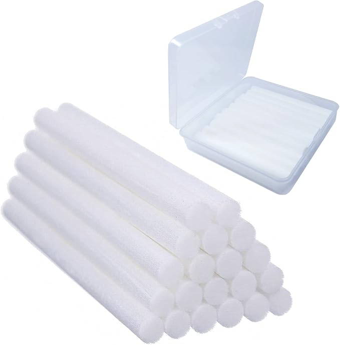 Humidifier Filters Sticks 3.66'' Replacements Cotton Stick Small Humidifier Filter Stick for INVODA Mini Cool Mist Humidifiers (24PCS)