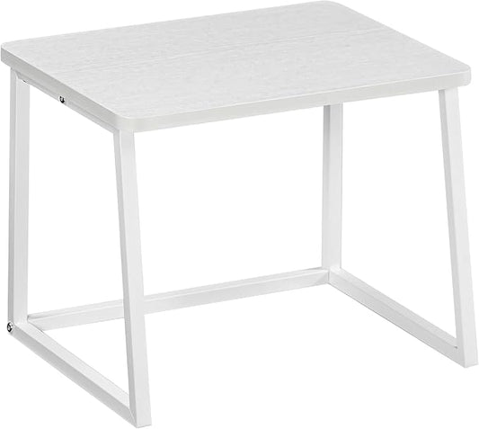 HOOBRO Printer Stand with Storage for Desk, 2-Tier Desktop Printer Shelf, Desk Organizer for Office, Kitchen, Living Room, White WW16PS01