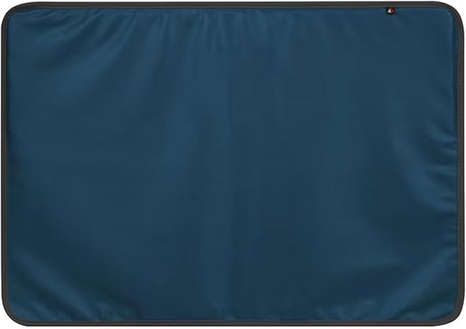 Monitor Dust Cover for iMac 24 inch PU Leather Anti-Static Dustproof Protective Case for LCD/LED/HD Panel Case Computer Sleeve Monitor Dust Cover with Rear Pocket (Cyan, 24inch)