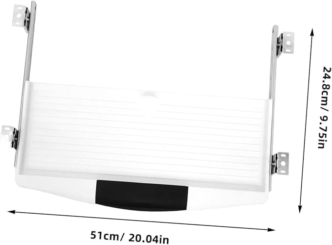 Tofficu Slide Out Platform with Pen Holder Space Saving Design for Home Office Easy Installation and Stable Support for Efficient Work Environment