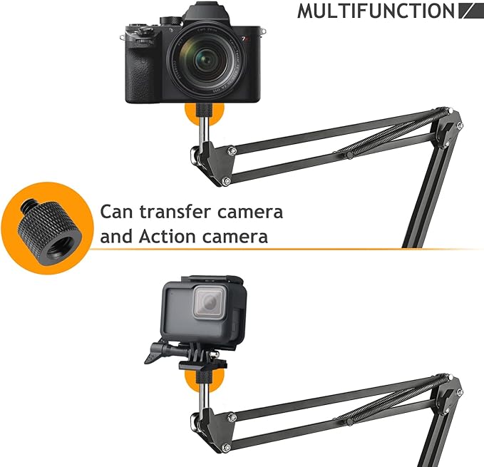 1/4 to 3/8 & 3/8 to 1/4 Camera Tripod Adapter - Male to Female Screw for Camera, Mount, Monitor