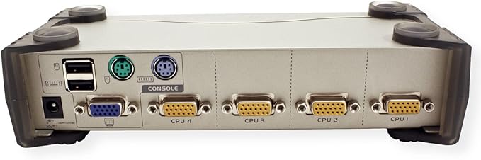 ATEN CS84U 4-Port PS/2-USB KVM VGA Switch - Control up to 4 VGA Computers for Windows, Linux, Mac, and Sun