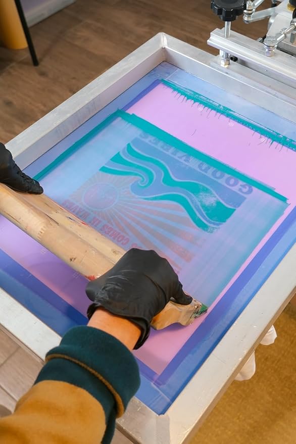 Screen Print Direct Rapid Cure® Screen Printing Ink Teal (3.5 Gallon - 448oz.) - Plastisol Ink for Screen Printing, Fast Curing Fabric Paint, USA Made