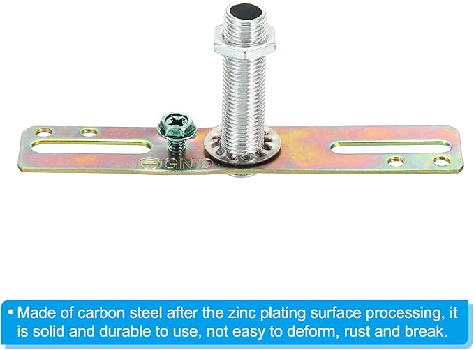 PATIKIL 4" Ceiling Light Plate Kit, 3 Pack Light Crossbar Mounting Bracket Universal Lamp Fixture Hardware Set for Chandelier Wall Light, Zinc Plated