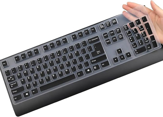 Keyboard Cover for Lenovo Preferred Pro & Preferred Pro II Wired Keyboard 4X30M86879 4Y9400 73p5220 US 41A5289 54Y9400 SK-8825/8813/8820/1619/8827/8817 KB-1021/1468 ku-0225 ekb-425a (Black)