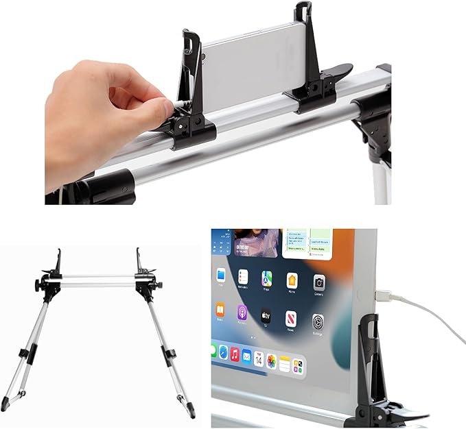 Multi-Function Adjustable Tablets & Mobile Phones Stand Holder for Bed, Sofa, Desk,Tatami, Car, Beach, Especially for Bedridden Users