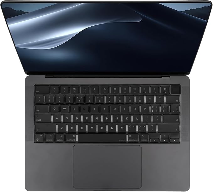 MOSISO 2 PCS Keyboard Cover, Keyboard Protector Compatible with MacBook Neo 13 inch 2026 A18 Pro, Compatible with MacBook Air 15/Air 13.6 M5 M4 M3 M2/ Pro 14/Pro 16 M5/M4/M3/M2/M1/, Translucent Tinted