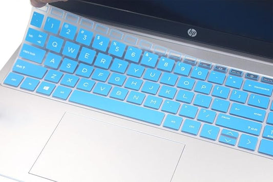 Keyboard Skin Compatible for 15.6" HP Laptop 15-fc 15-fd 15t-fd 15z-fc Series, HP Pavilion 15 15-eg/eh/er 15t-eg200/eg300 15z-eh300 Series, HP Pavilion 17z 17z-cp000 17z-ca200 17-cn 17-cp Series (Blue