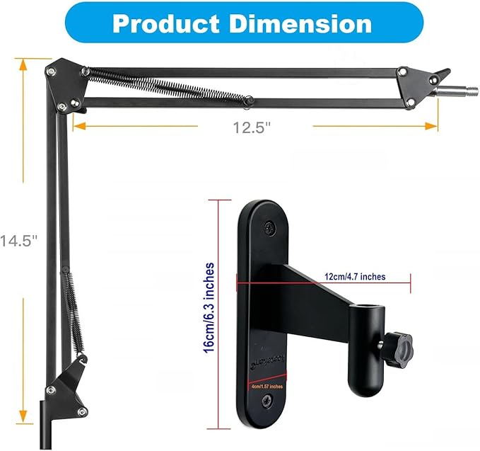 Facecam Webcam Wall Mount Stand Holder for Elgato facecam MK.2, facecam pro, facecam webcams