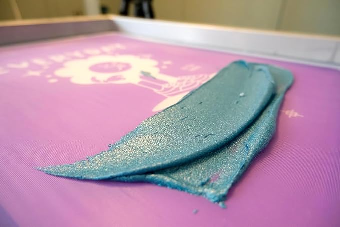 Rapid Cure® Plastisol Glitter Base (Glitter Not Included) – Mix with Glitter for Custom Sparkle Ink – Glitter Base for Screen Printing, Garment Design, and Apparel Decoration (Gallon)