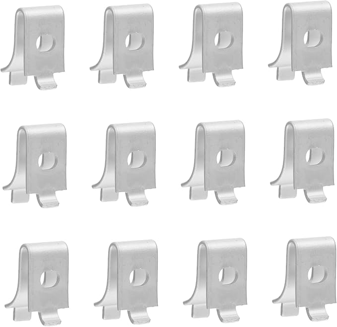 Happyyami 50pcs Garage Shelving Heavy Duty Support Clamps Shelf Support Clips Shelf Fixing Clip