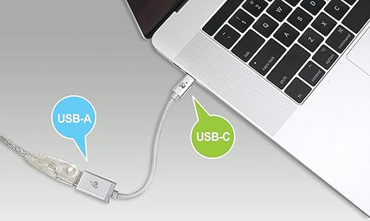 IOGEAR 4 Port USB 2.0 Switch - Auto Printer Switch - USB-A to USB-C Adapter Kit - Manually or Auto Control - LEDs Indicate - Plug N Play - GUB431CA1KIT