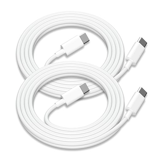 2Pack for Apple USB C to USB C Charging Cable 3ft 100W,Type C to Type C Fast Charger Cord,for iPhone iPhone 17/16E/Air/15/Pro/Plus/Pro Max,for MacBook Pro/Air,for iPad Pro12.9/11in,Air 4/5,Mini 6/7