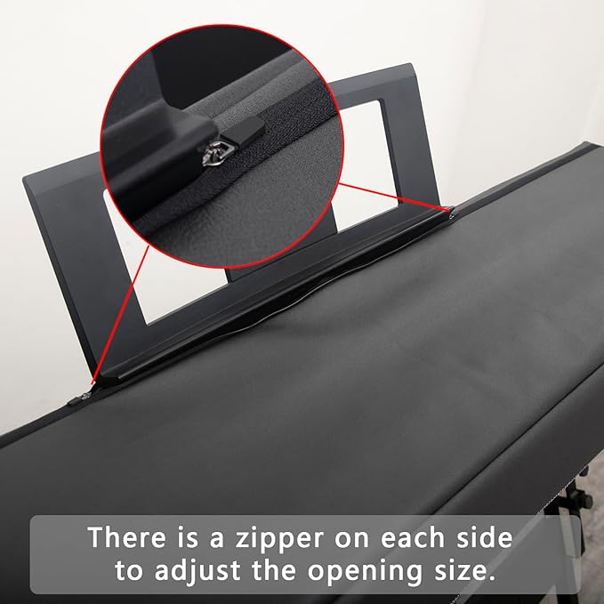 Keyboard Piano Cover Digital Piano Dust Covers Luxury Soft and Premium Surface Thickening Electronic Organ Covering Keyboard Update Encasement (Black)